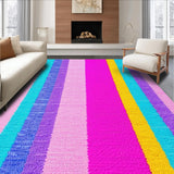 Adorable Fuzzy Rainbow Vibe(Pink)