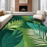 Dynamic Abstract Tropical Print(Green)