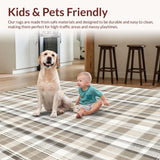 Charming Warm Beige Geometric Touch(Beige)