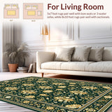 Luxurious Green Tiled Motif(Green)