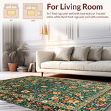 Trendy Colorful Petal Design(Green)