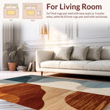 Modern Non Slip for Cozy Home Office(Beige)