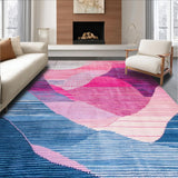 Artistic Abstract Pink Blue Fusion(Pink)