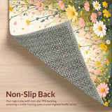 Spring Blossom Showcasing Playful Flower Sprays and Artistic Detailing(Ivory)