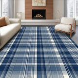 Luxurious Textured Tartan(Blue)