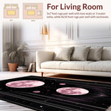 Starry Sky Vibrant Botanical Motif(Pink)