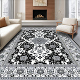 Stylish Abstract Symmetrical Motif(Black)