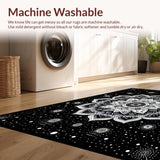 Artistic Monochrome Circular Design(Black)