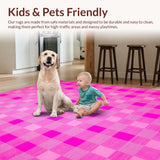 Adorable Fluffy Tiled Look(Pink)