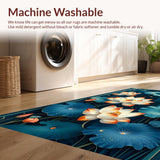 Chic Botanical Geometry Fusion(Blue)
