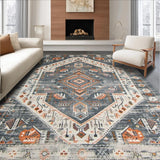 Elegant Grey Tiled Motif(Gray)