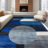 Abstract Circle Carpet(Blue)