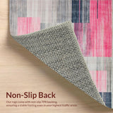 Contemporary Abstract Geometric Fusion(Pink)