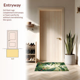 Earthy Toned Tropical Print(Green)