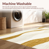 Modern Cream Wave Area(Beige)
