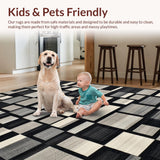 Bold Earthy Geometric Motif(Gray)