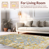 Artful Minimalist Symmetrical Floral Elements(Blue)