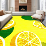 Chic Minimalist Green Leaf Motif(Yellow)