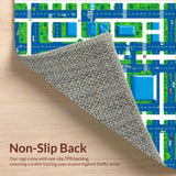 Whimsical Road Traffic Exploration Mat(Blue)