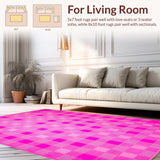 Adorable Fluffy Tiled Look(Pink)