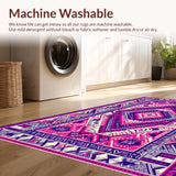 Retro Geometric Tribal Twist(Purple)