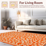 Artful Cheerful Botanical Print(Orange)