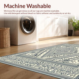 Geometric Dark Gray & Cream Modern Boho Design Diamond Motif(Gray)