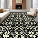 Trendy Cream Tiled Aesthetic(Black)