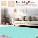 Vibrant Blue and Mint Coastal Design(Blue)