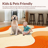 Artful Multicolor Geometric Expression(Orange)