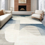 Modern Cream Geometric Lines(Gray)