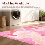 Modern Minimalist Abstract Cloud Shape(Pink)