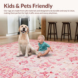 Whimsical Floral Bird Fusion(Pink)