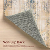 Chic Vintage Area Distressed Farmhouse Design(Beige)