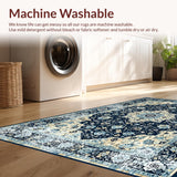 Luxurious Colorful Distressed Motif(Blue)