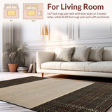Stylish Earthy Toned Graphic Motif(Beige)
