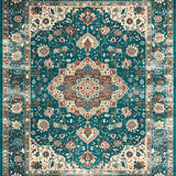Chic Green Tiled Design(Blue)