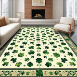 Traditional Shamrock Patterned Decor(Green)