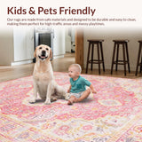 Artful Rustic Patterned Delight(Pink)