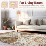 Artisanal Cozy Patterned Composition(Brown)