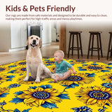 Charming Low Pile Botanical Elegance(Yellow)