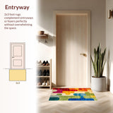 Modern Decorative Entryway for Spaces(Red)
