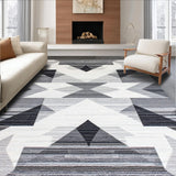 Contemporary Grey Geometric Motif(Gray)