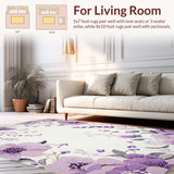 Stylish Purple Floral Elegance(Purple)