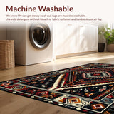 Elegant Low Pile Diamond Design(Black)