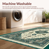 Floral Sage High Traffic Pet Friendly(Blue)