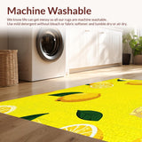 Cheerful Lemon Fruit Motif(Yellow)