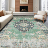 Modern Minimalist Sage Textural Waves(Green)