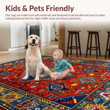 Luxurious Colorful Woven(Red)