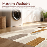 Modern Beige Stylish Accent Floor Mat for Any Space(Beige)